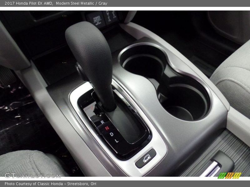 Modern Steel Metallic / Gray 2017 Honda Pilot EX AWD