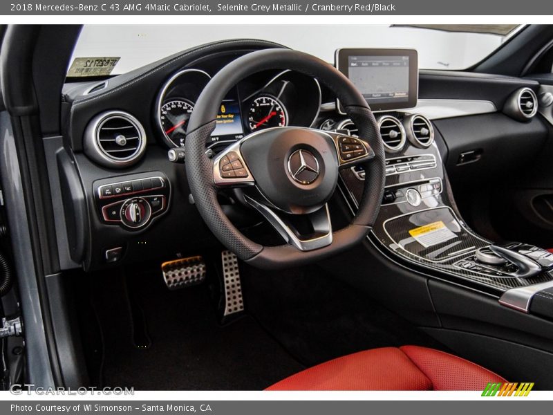 Dashboard of 2018 C 43 AMG 4Matic Cabriolet