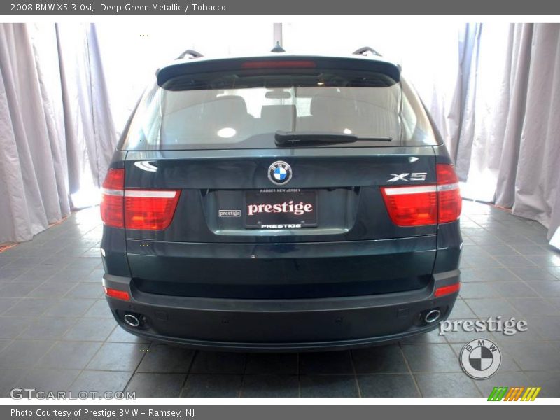 Deep Green Metallic / Tobacco 2008 BMW X5 3.0si