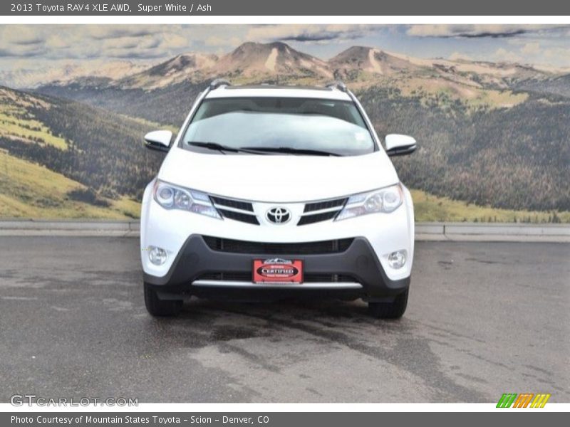 Super White / Ash 2013 Toyota RAV4 XLE AWD