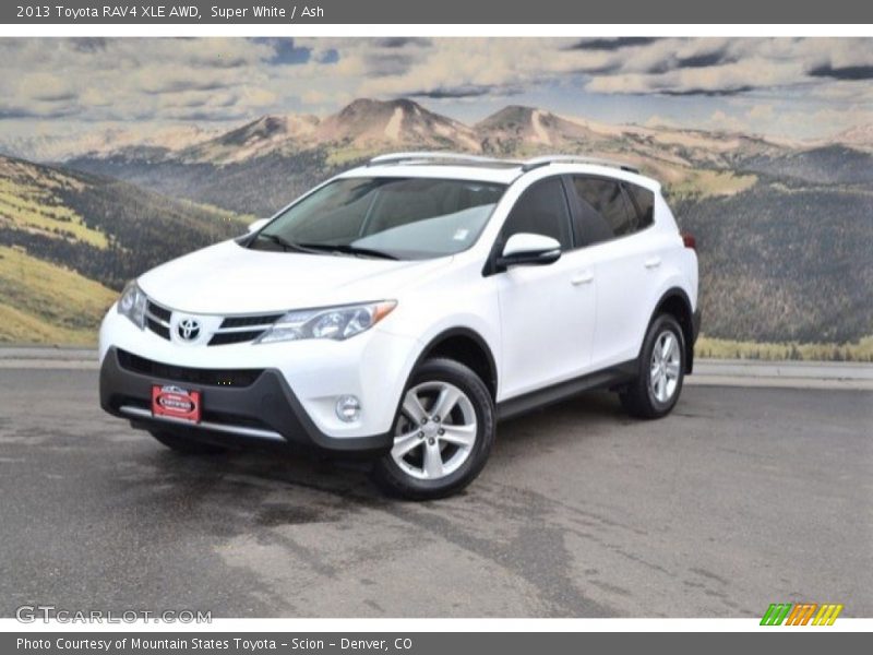 Super White / Ash 2013 Toyota RAV4 XLE AWD
