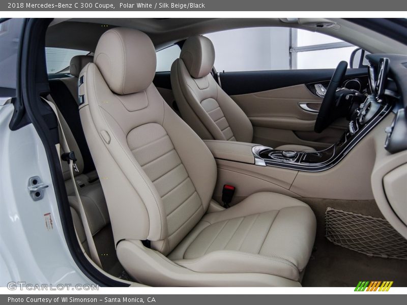 Polar White / Silk Beige/Black 2018 Mercedes-Benz C 300 Coupe