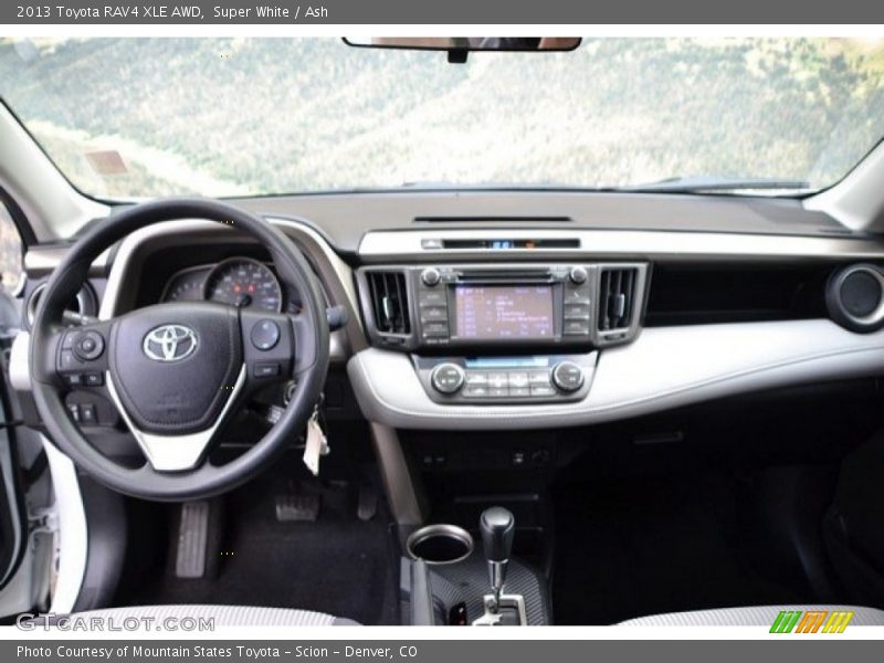 Super White / Ash 2013 Toyota RAV4 XLE AWD