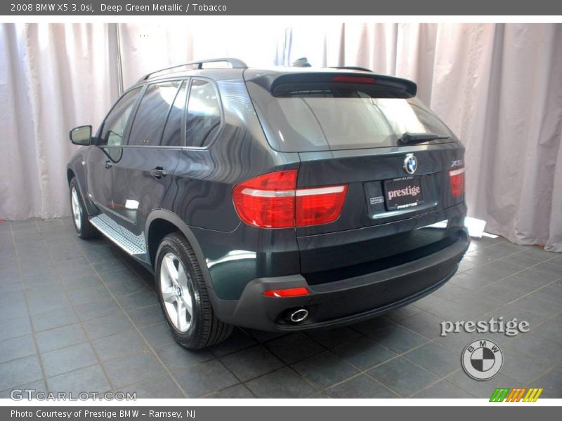 Deep Green Metallic / Tobacco 2008 BMW X5 3.0si