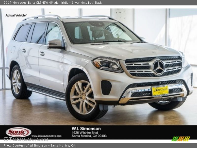 Iridium Silver Metallic / Black 2017 Mercedes-Benz GLS 450 4Matic