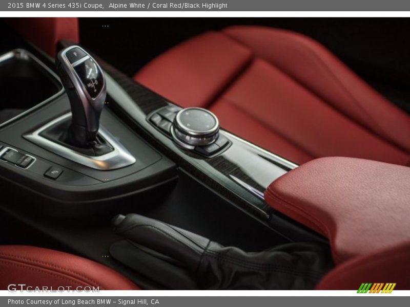 Alpine White / Coral Red/Black Highlight 2015 BMW 4 Series 435i Coupe