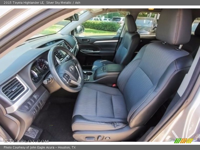 Silver Sky Metallic / Ash 2015 Toyota Highlander LE
