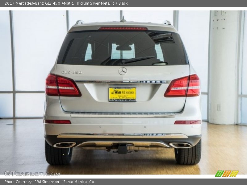 Iridium Silver Metallic / Black 2017 Mercedes-Benz GLS 450 4Matic