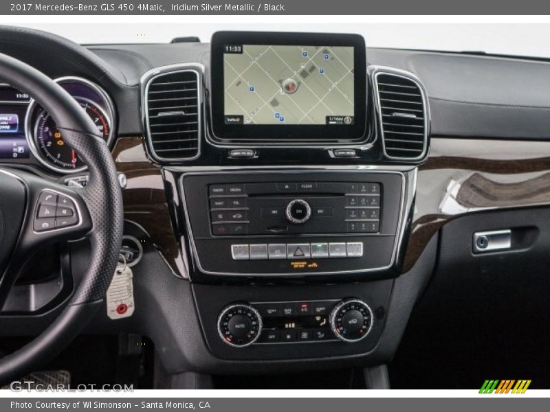 Iridium Silver Metallic / Black 2017 Mercedes-Benz GLS 450 4Matic