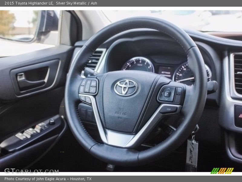 Silver Sky Metallic / Ash 2015 Toyota Highlander LE