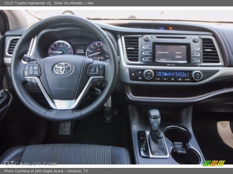 Silver Sky Metallic / Ash 2015 Toyota Highlander LE