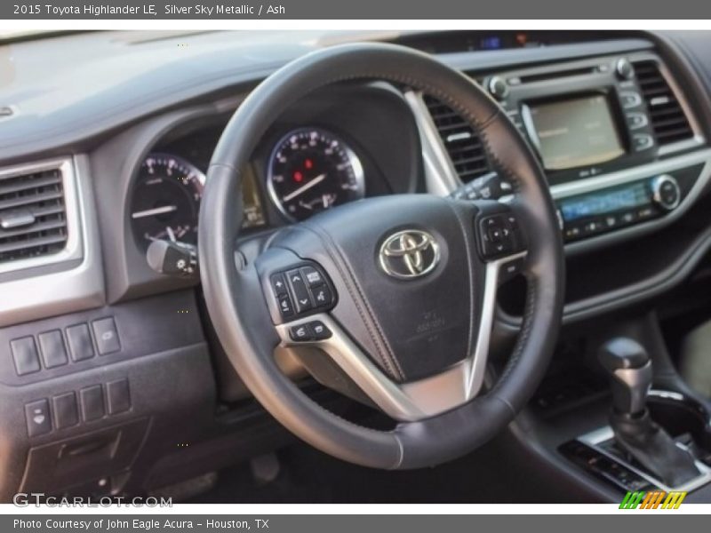 Silver Sky Metallic / Ash 2015 Toyota Highlander LE
