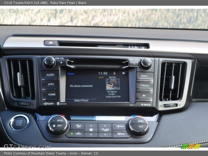 Ruby Flare Pearl / Black 2018 Toyota RAV4 XLE AWD