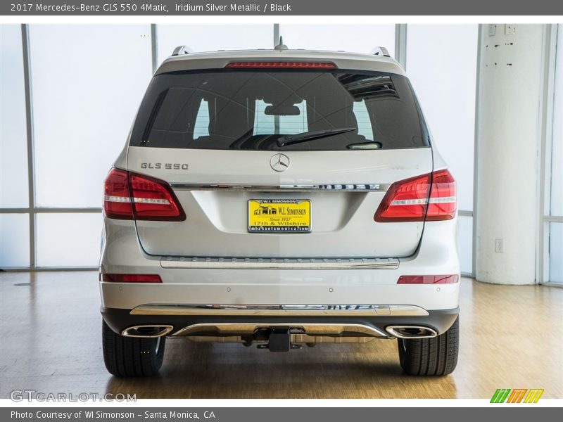 Iridium Silver Metallic / Black 2017 Mercedes-Benz GLS 550 4Matic