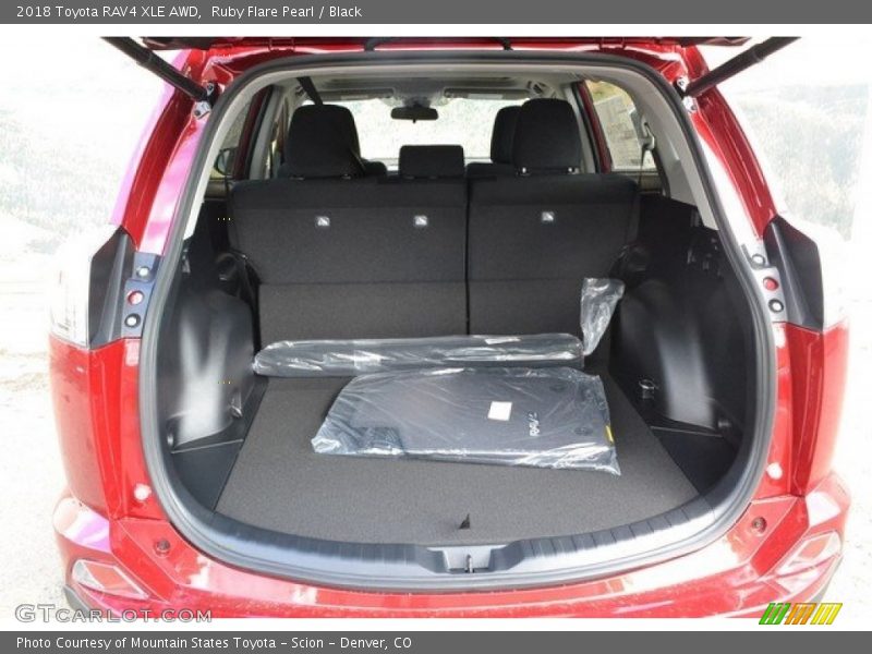 Ruby Flare Pearl / Black 2018 Toyota RAV4 XLE AWD