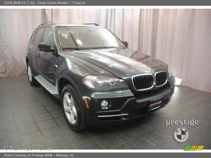Deep Green Metallic / Tobacco 2008 BMW X5 3.0si