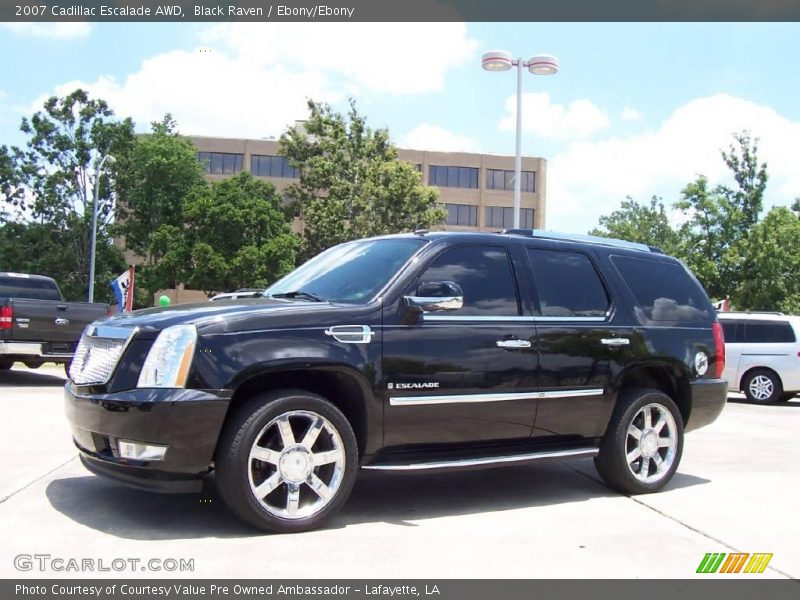 Black Raven / Ebony/Ebony 2007 Cadillac Escalade AWD