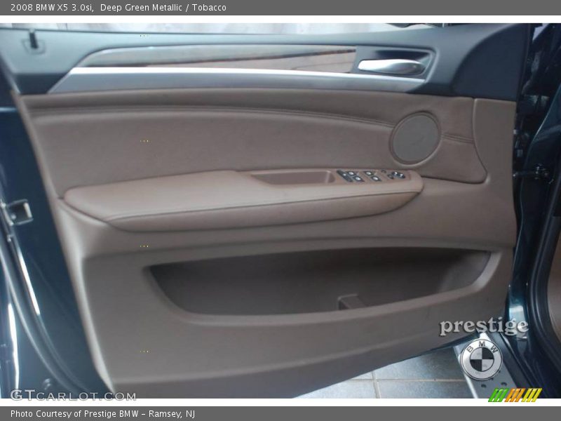 Deep Green Metallic / Tobacco 2008 BMW X5 3.0si