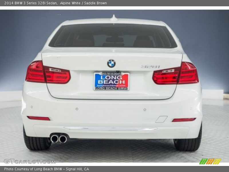 Alpine White / Saddle Brown 2014 BMW 3 Series 328i Sedan