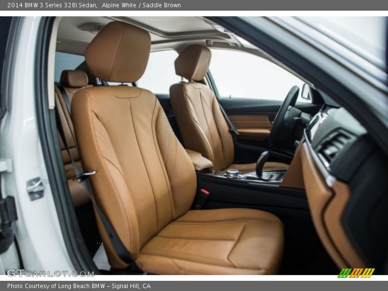 Alpine White / Saddle Brown 2014 BMW 3 Series 328i Sedan