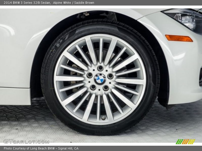 Alpine White / Saddle Brown 2014 BMW 3 Series 328i Sedan