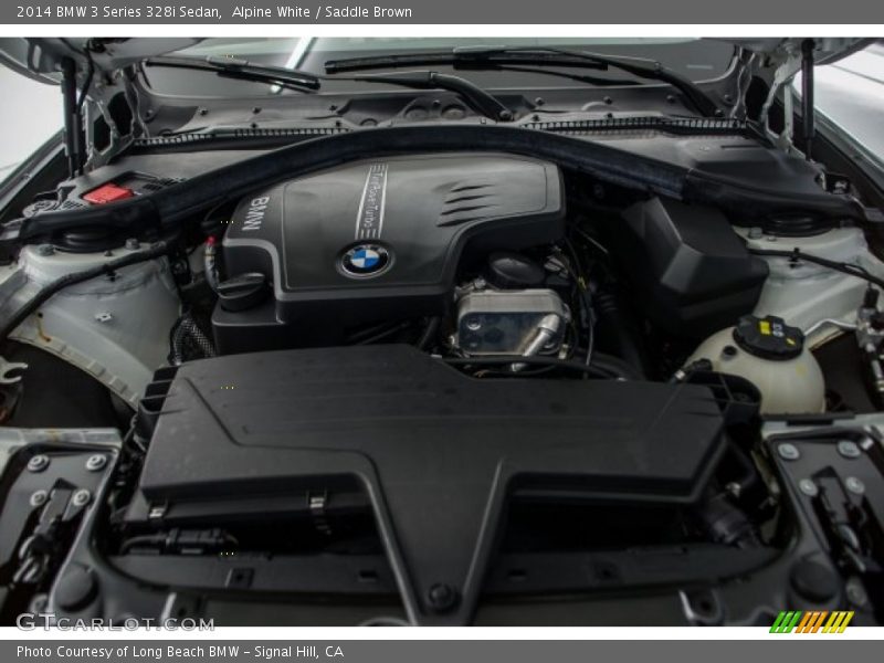 Alpine White / Saddle Brown 2014 BMW 3 Series 328i Sedan