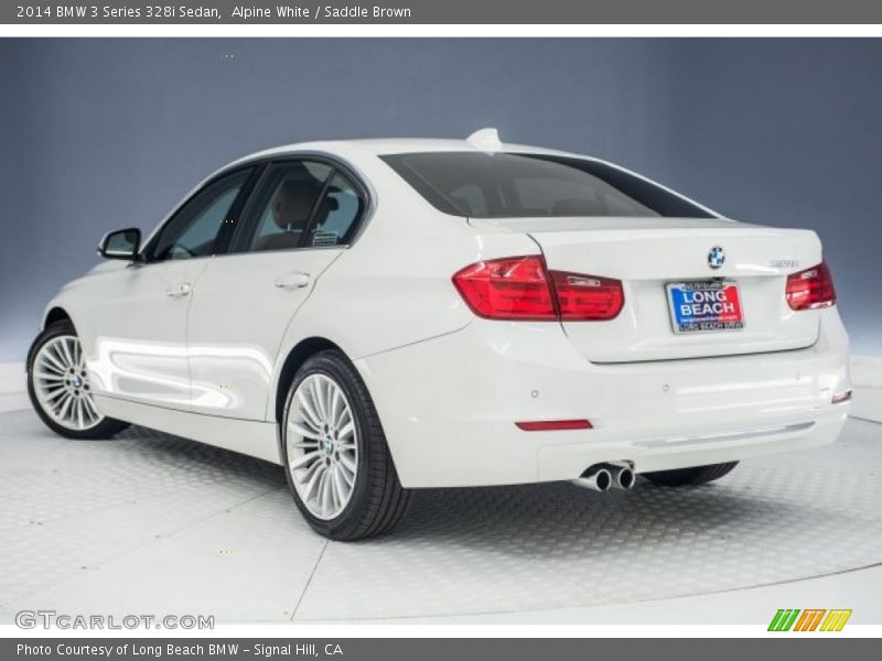 Alpine White / Saddle Brown 2014 BMW 3 Series 328i Sedan