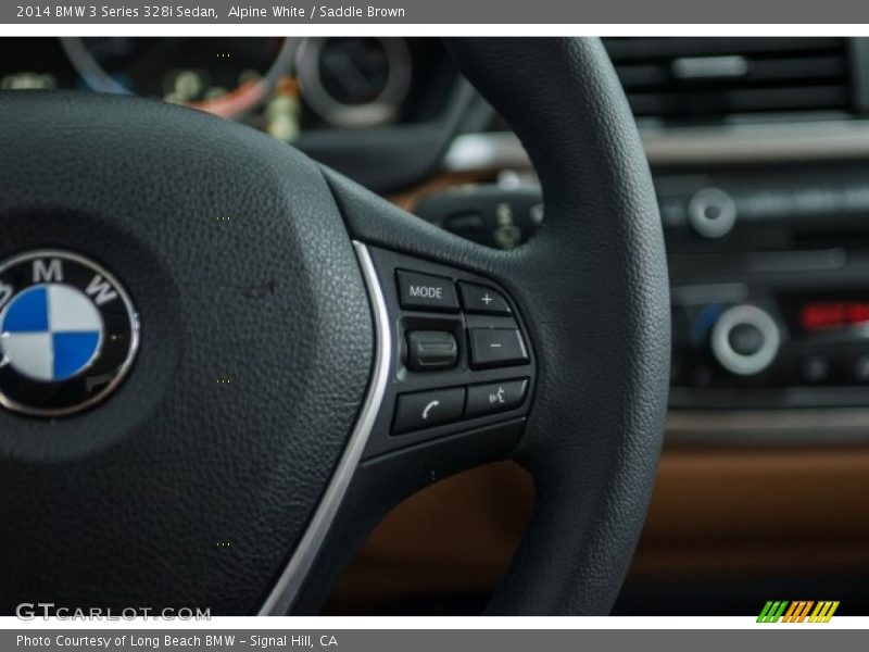 Alpine White / Saddle Brown 2014 BMW 3 Series 328i Sedan