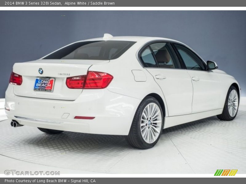 Alpine White / Saddle Brown 2014 BMW 3 Series 328i Sedan
