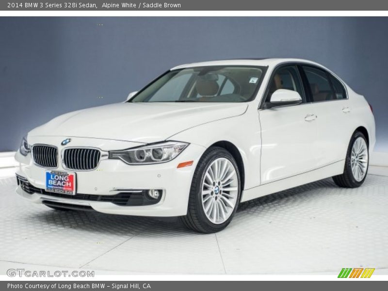 Alpine White / Saddle Brown 2014 BMW 3 Series 328i Sedan