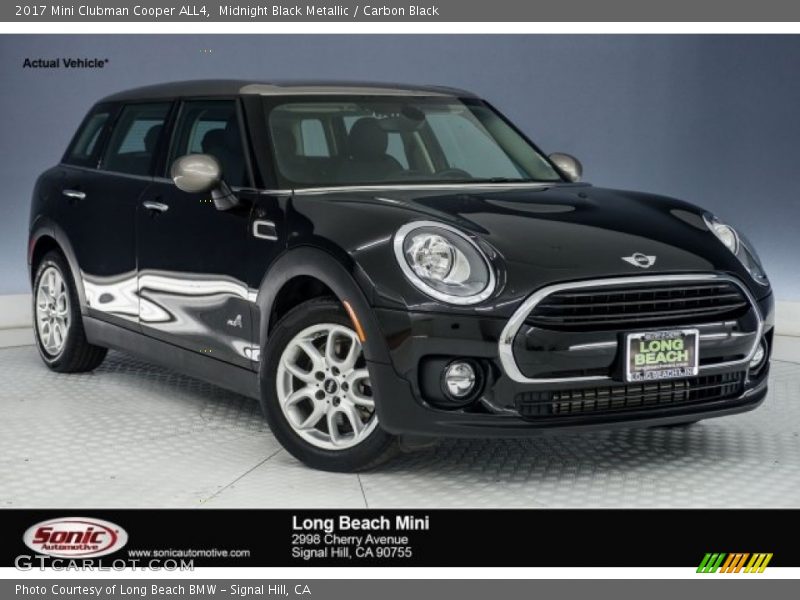 Midnight Black Metallic / Carbon Black 2017 Mini Clubman Cooper ALL4