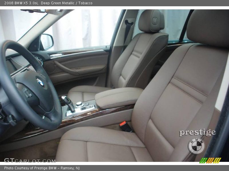Deep Green Metallic / Tobacco 2008 BMW X5 3.0si