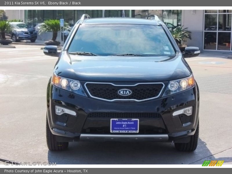 Ebony Black / Black 2011 Kia Sorento SX V6