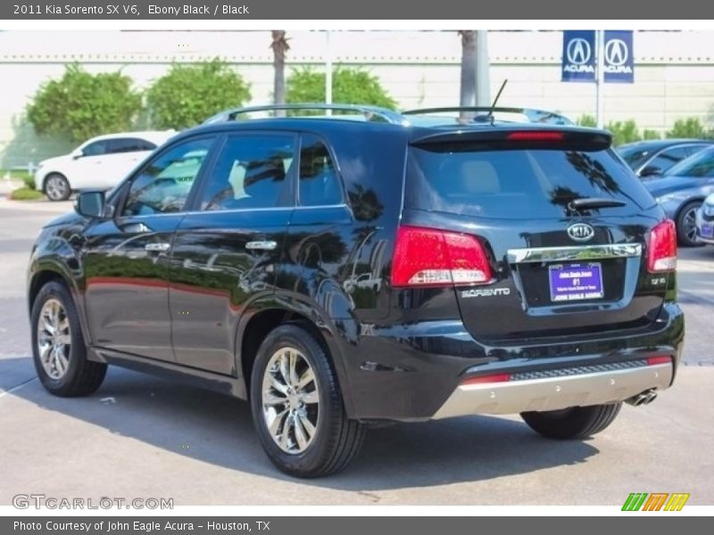 Ebony Black / Black 2011 Kia Sorento SX V6