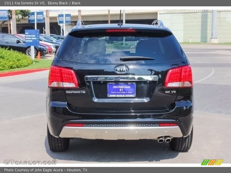 Ebony Black / Black 2011 Kia Sorento SX V6