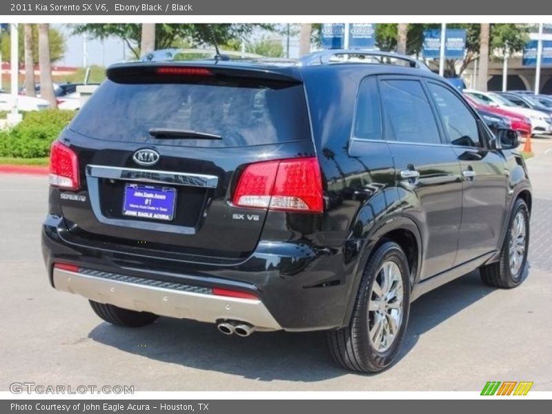 Ebony Black / Black 2011 Kia Sorento SX V6
