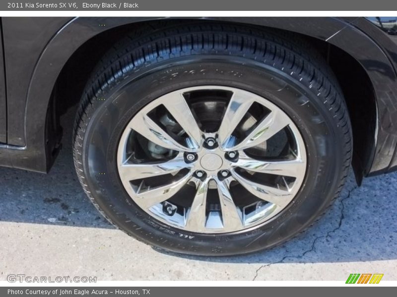 Ebony Black / Black 2011 Kia Sorento SX V6