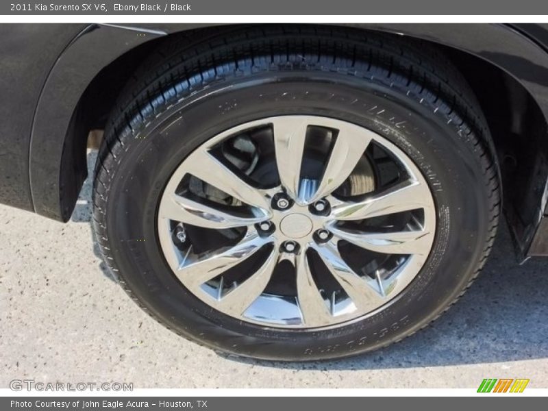 Ebony Black / Black 2011 Kia Sorento SX V6