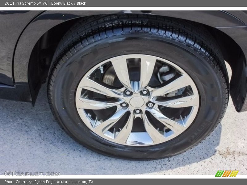 Ebony Black / Black 2011 Kia Sorento SX V6