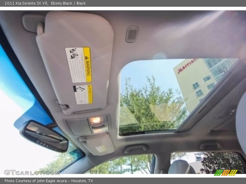 Ebony Black / Black 2011 Kia Sorento SX V6