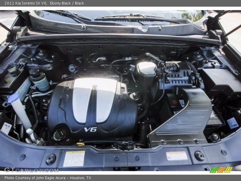Ebony Black / Black 2011 Kia Sorento SX V6
