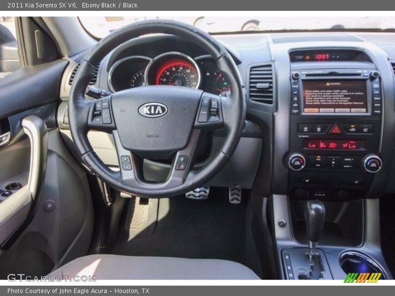 Ebony Black / Black 2011 Kia Sorento SX V6