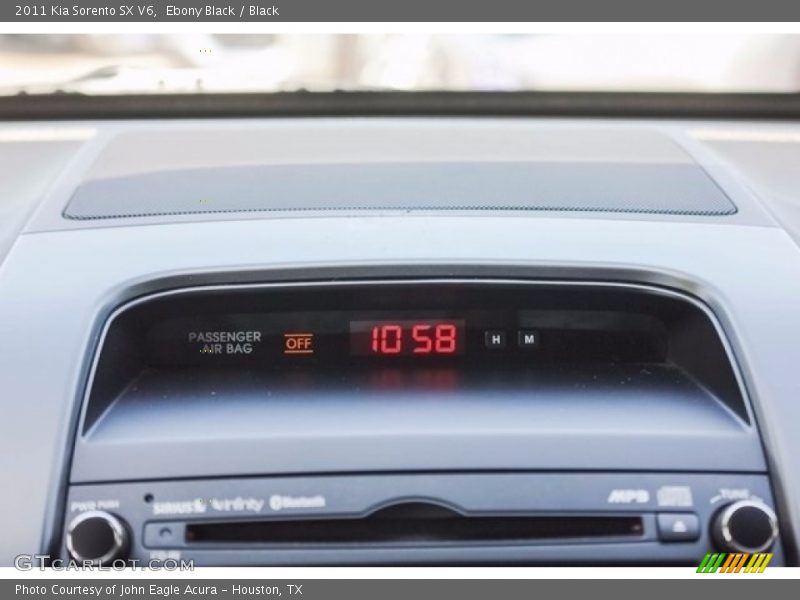 Ebony Black / Black 2011 Kia Sorento SX V6