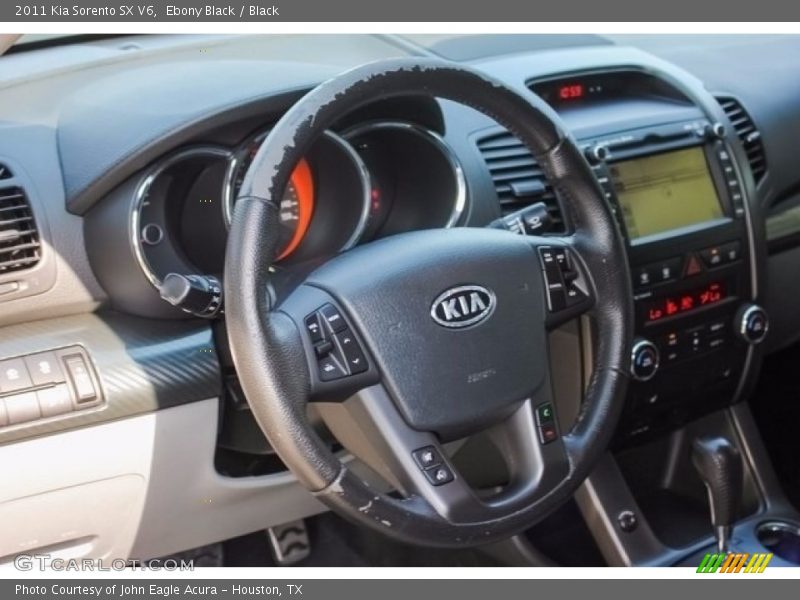 Ebony Black / Black 2011 Kia Sorento SX V6