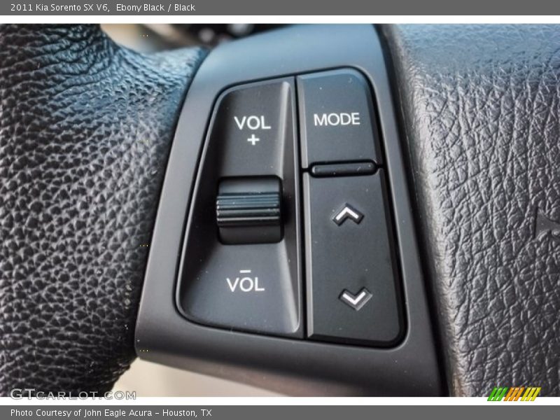 Ebony Black / Black 2011 Kia Sorento SX V6