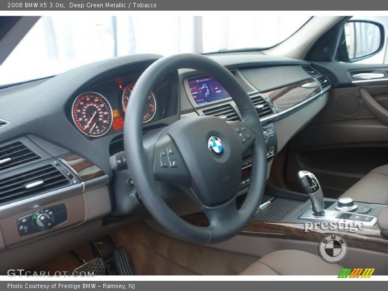 Deep Green Metallic / Tobacco 2008 BMW X5 3.0si