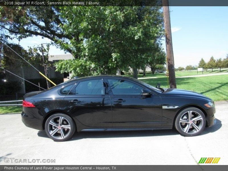 Santorini Black Metallic / Ebony 2018 Jaguar XF R-Sport