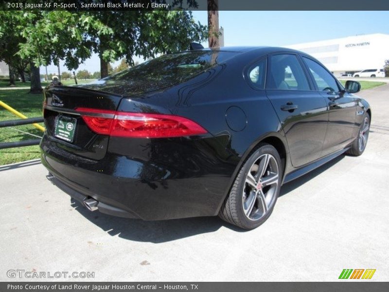 Santorini Black Metallic / Ebony 2018 Jaguar XF R-Sport