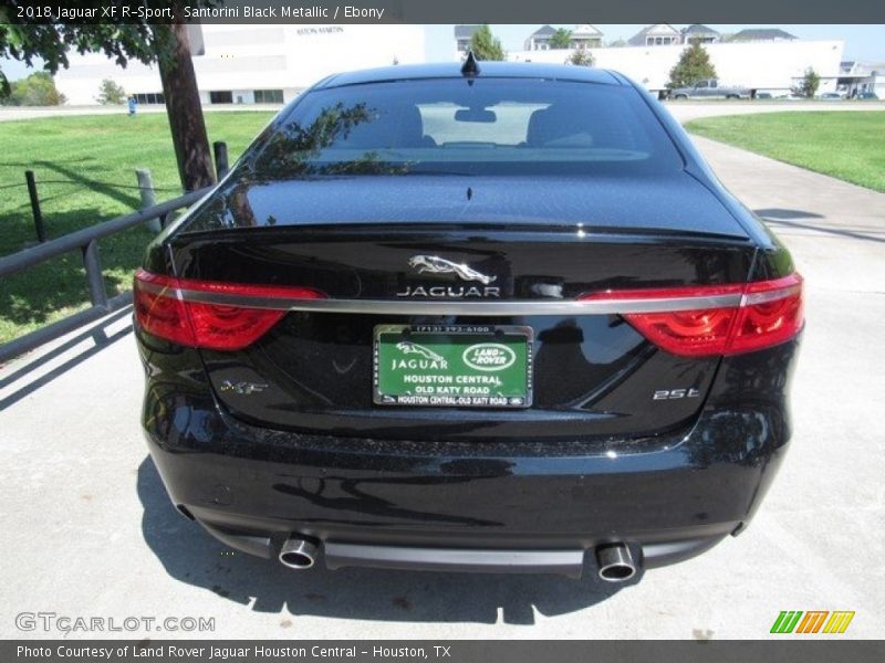 Santorini Black Metallic / Ebony 2018 Jaguar XF R-Sport