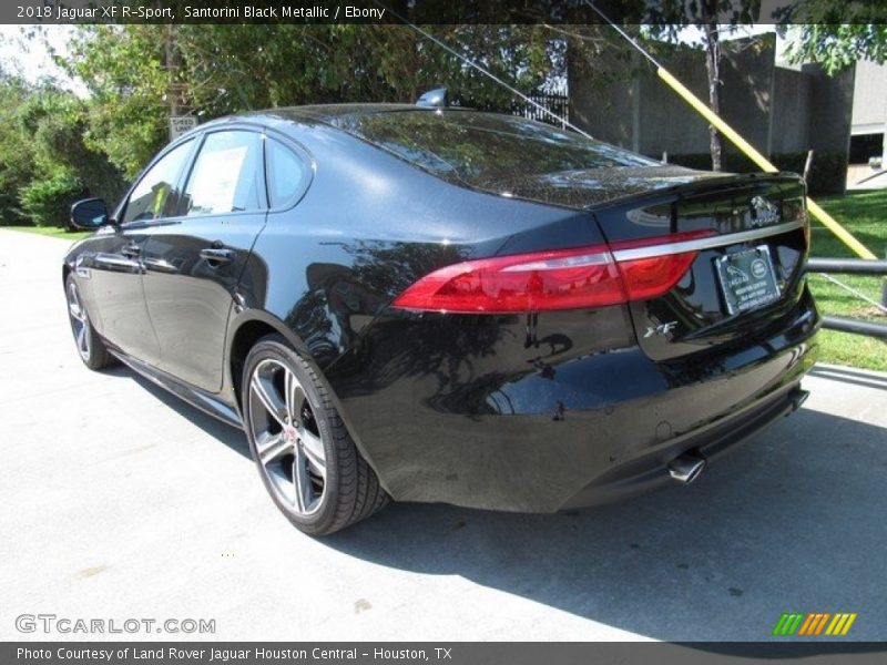 Santorini Black Metallic / Ebony 2018 Jaguar XF R-Sport